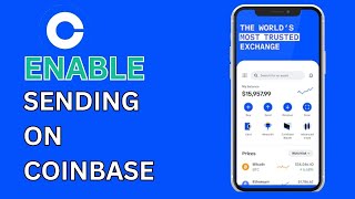 How to Enable Sending on Coinbase 2024 [upl. by Edge]