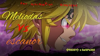 Meliodas vs Escanor Fan Animation avances [upl. by Cerys]