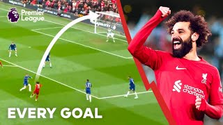 EVERY MOHAMED SALAH PREMIER LEAGUE GOAL [upl. by Nelleyram]