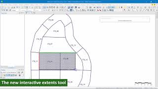 Micromine 20205  NEW Create Pattern Within Polygon [upl. by Adlez]