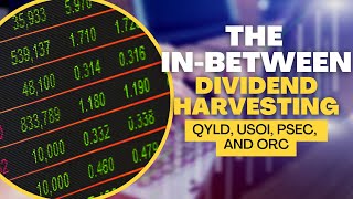 The InBetween Dividend Harvesting Experiment with QYLD USOI PSEC and ORC [upl. by Christy]