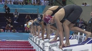 Womens Swimming 50m Freestyle  SemiFinals  London 2012 Olympics [upl. by Sesylu]