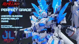 PGEX Unicorn Perfectibility Divine Ultimate EPIC PROJECT  Custom Gunpla Detail Painting Review [upl. by Farnham5]