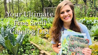 Your Ultimate FREE Seed Catalog List [upl. by Acire]