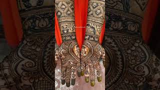 Bridal henn chennai chennaimehandiartist kalyanam trending trendingshorts song [upl. by Liagibba]