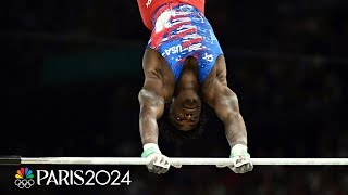 Frederick Richard ROCKS high bar advances to first allaround final  Paris Olympics  NBC Sports [upl. by Gaelan]