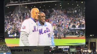 2024 Mets  Darryl Strawberry First Pitch 101624 [upl. by Michon]