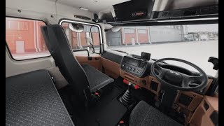 bharatbenz NEW Truck Review  Cabin review amazing features like car loaded in the truck [upl. by Seroka616]