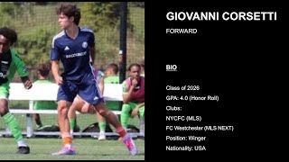 Giovanni Corsetti Highlight Video [upl. by Rugg]