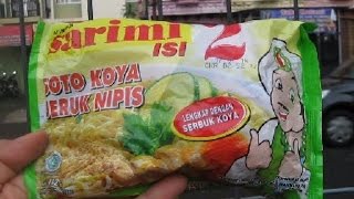 Indonesian Food Review 148 Sarimi Isi 2 Soto Koya Jeruk Nipis BR TiVi 3082 MVI 3105 [upl. by Lindholm]