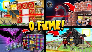 O FILME BASE 100 SEGURA CONTRA OS MONSTROS MAIS FORTES NO MINECRAFT [upl. by Evelunn]