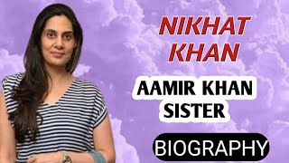 Nikhat Khan Biography Aamir Khan SisterFamilyHusbandLifestyleHedgeRoadiesNameSonDebutMovie [upl. by Sauncho]