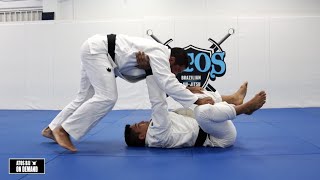 How to pass opponents guard before grip contact by BJJ World Champ Andre Galvao [upl. by Toolis]