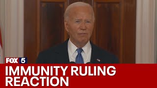 Biden rebuts Supreme Court immunity decision  FOX 5 News [upl. by Orlov]