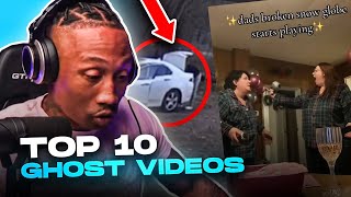 Top 10 SCARIEST GHOST Videos of the MONTH  Nukes Top 5  REACTION [upl. by Atiuqad]