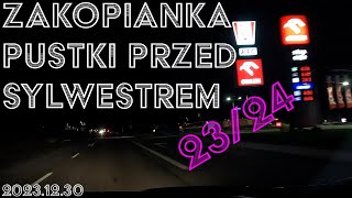 🔴Zakopianka trasa przed Sylwestrem Marzeń TVP 202324 PUSTKI i brak korków na trasie Nie ma śniegu [upl. by Allac]