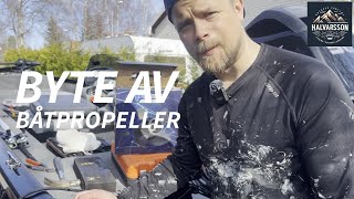 HUR DU BYTER PROPELLER PÅ EN BÅTMOTOR Utombordare [upl. by Geminius131]