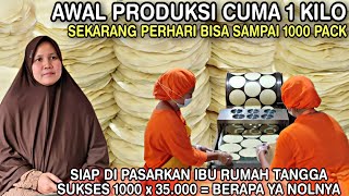 USAHA MODAL AWAL CUMA 75 RIBU  SUKSES Sampai PUNYA PABRIK PRODUKSI 1000 Pack BISNIS MENJANJIKAN [upl. by Hild]