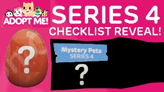 NEW FOR LATE 2024 Adopt Me Series 4 Mystery Pets FiguresPlastics Only Checklist Reveal [upl. by Naval]