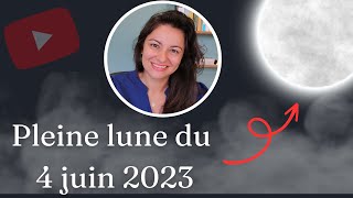 pleine lune de juin 4 juin 2023 [upl. by Ecnerwaled824]