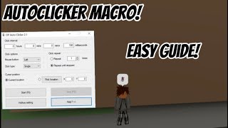 HOW TO MACRO WITH AN AUTOCLICKER IN DA HOOD [upl. by Awe613]