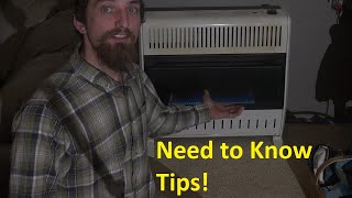 Ventless Gas Heaters 7 Tips You Need to Know [upl. by Beatrisa]