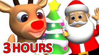 quotKids Christmas Songsquot 3 Hours  Rudolf Santa Claus Frosty amp More Children Busy Beavers [upl. by Artemis546]