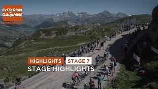 Dauphiné 2022  Stage 7  Highlights [upl. by Yeuh171]