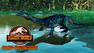 Camp Cretaceous Nothosaurus  Jurassic World Evolution 2 [upl. by Adnalor]