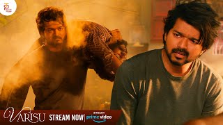 தளபதி Mass Fight Scene  Varisu Tamil Movie Super Hit Scene  ThalapathyVijay  Prakash Raj [upl. by Inram]