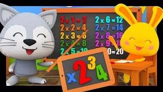 Les tables de multiplications par 2 3 et 4 en chansons pour les enfants  Titounis [upl. by Wickham]