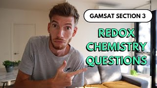 INTERMEDIATE GAMSAT SAMPLE QUESTIONS WALKTHROUGH  SECTION 3  REDOX CHEMISTRY [upl. by Ybhsa]