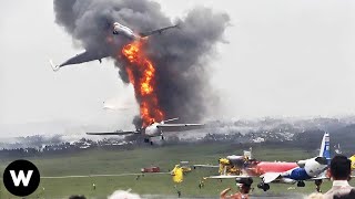 Tragic Most Terrifying Catastrophic Plane Crashes Filmed Seconds Before Disaster  Best Of The Week [upl. by Ociral21]