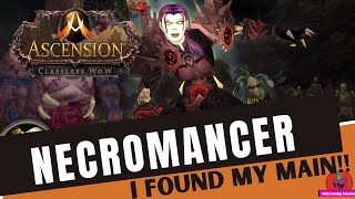 NECROMANCER IS MY MAIN  Conquest of Azeroth  21 Classes  Project Ascension  Classless WoW [upl. by Livesay]