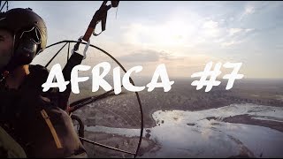 Paramotor flying in Namibia  WHAT A FLIGHT [upl. by Aisatal]