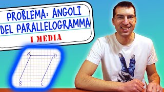 Come si calcolano gli ANGOLI del PARALLELOGRAMMA  Prima Media [upl. by Ashti]