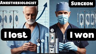 quotAnesthesiologist vs Surgeon Who Earns More Over 25 Yearsquot [upl. by Aisatnaf]