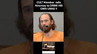 Cult member drinks own urine 😳 trials court [upl. by Blumenthal441]