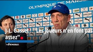 JL Gasset quotLes joueurs nen font pas assezquot [upl. by Anomahs]