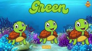 Sea Animal amp colors  Animals Poem for Children  Cocokidsch Nursery Rhymes amp Kids Songs [upl. by Errehs]