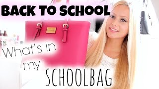 Back to school  Whats in my schoolbag  Anna Scherg [upl. by Assilat]