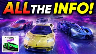 ALL the DETAILS about Asphalt Legends Unite  Asphalt 9 Legends New Update Info [upl. by Drawde916]