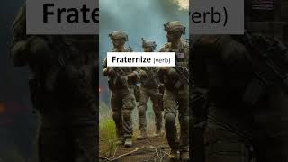 Fraternize  English word of the day [upl. by Aleck]