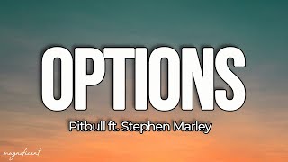 Pitbull  Options Lyrics ft Stephen Marley [upl. by Clemente]