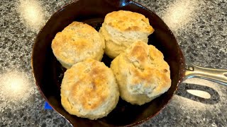 Griswold 6 cast iron pan restoration amp Colorado plains buttermilk biscuit recipe VLOG 36 [upl. by Wiley]