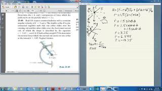 Hibbeler Problem 1389 MECH 2340 Dynamics [upl. by Narine568]