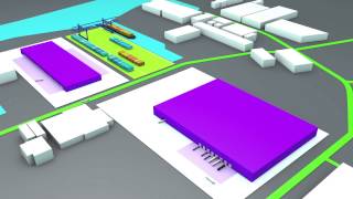 Logistiek knooppunt Zwartewater Hasselt Overijssel [upl. by Nivert]
