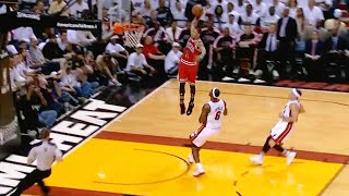 Derrick Rose dunks but they get increasingly more explosive [upl. by Hgeilhsa]