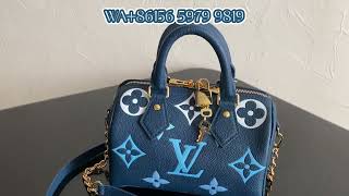 Louis Vuitton’s Speedy Bandouliere 20 in Blue [upl. by Reve]