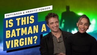 Has This Batman Ever Had a Girlfriend Robert Pattinson amp Zoë Kravitz Interview [upl. by Odlabso]